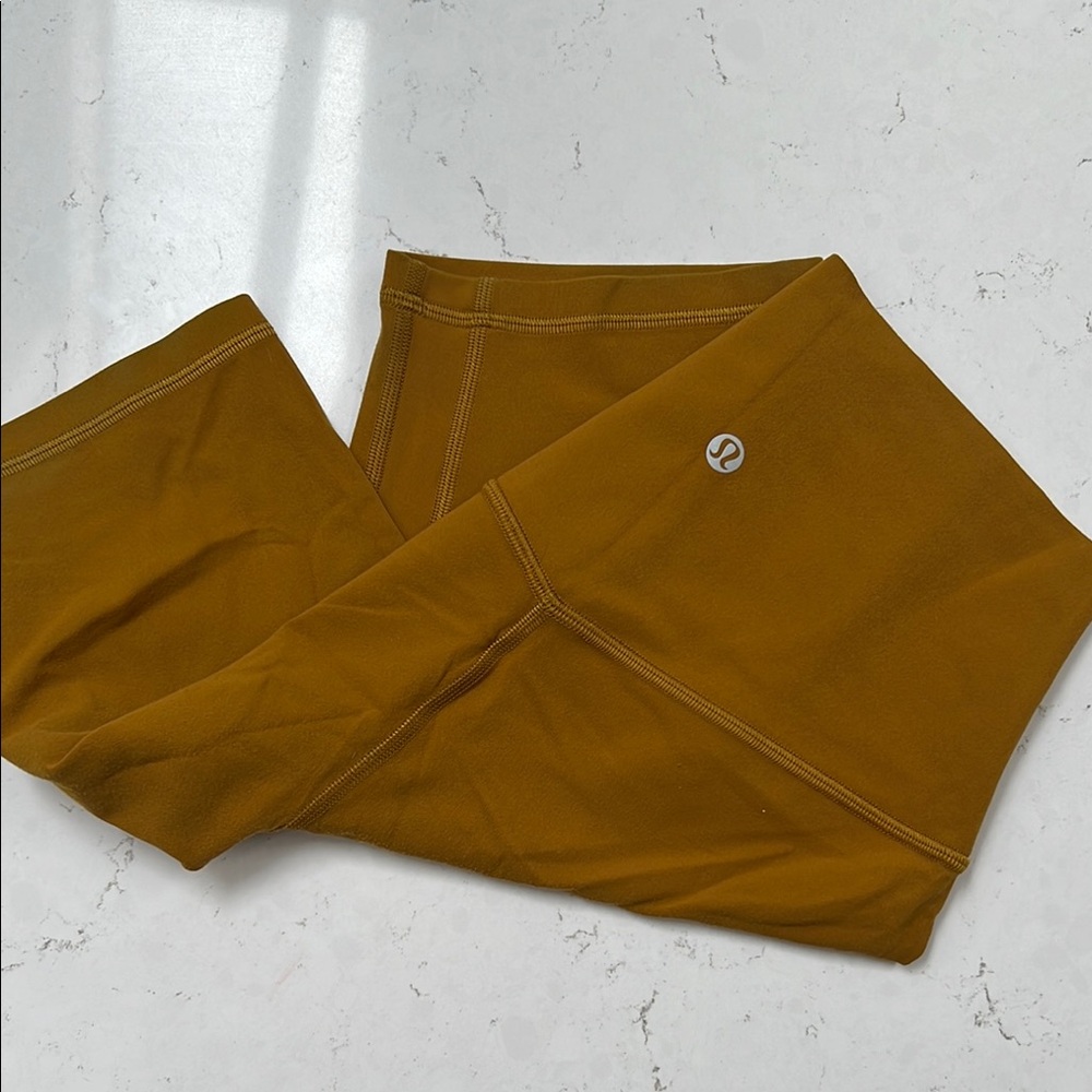 Lululemon Mustard Yellow Align Shorts
